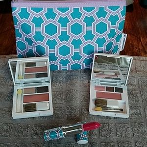 New Clinique Eye Shadows and Blush sets with bag.